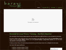 Tablet Screenshot of baravifitness.com.au